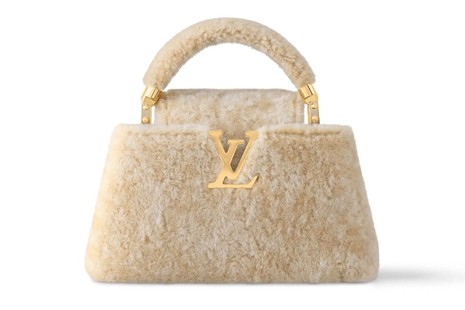 ルイ・ヴィトン24年冬“ふわふわシアリング”バッグ、モノグラム