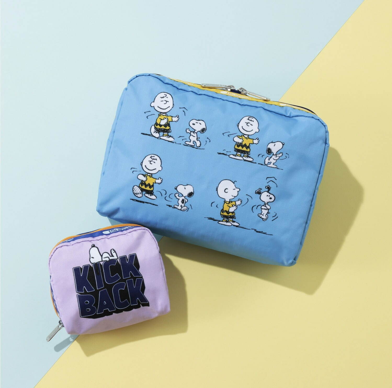レスポートサック「ピーナッツ」コラボバッグ＆ポーチ、“スヌーピーの