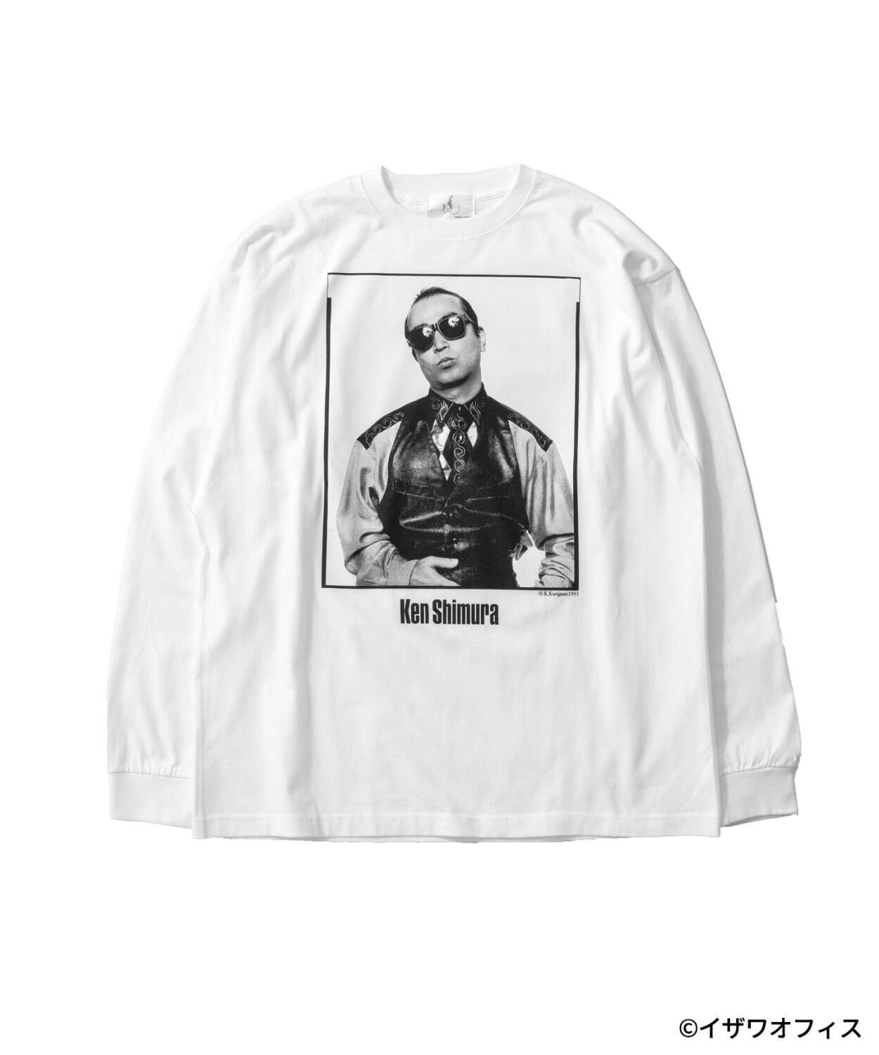 ジャーナルスタンダード×志村けん、ポートレート入りのTシャツやクルー