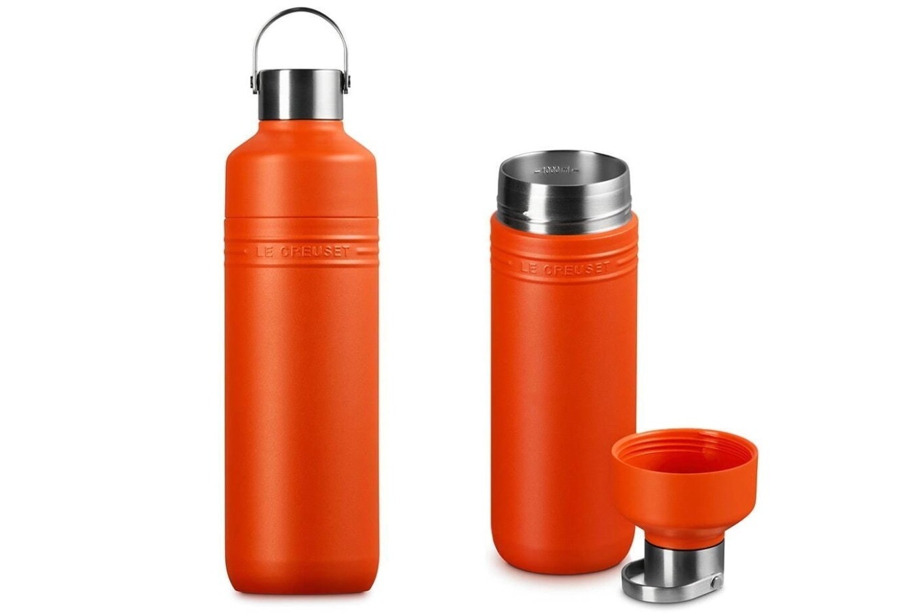 ル・クルーゼの新作タンブラー、保温＆保冷のハンドル付きボトルやマグ