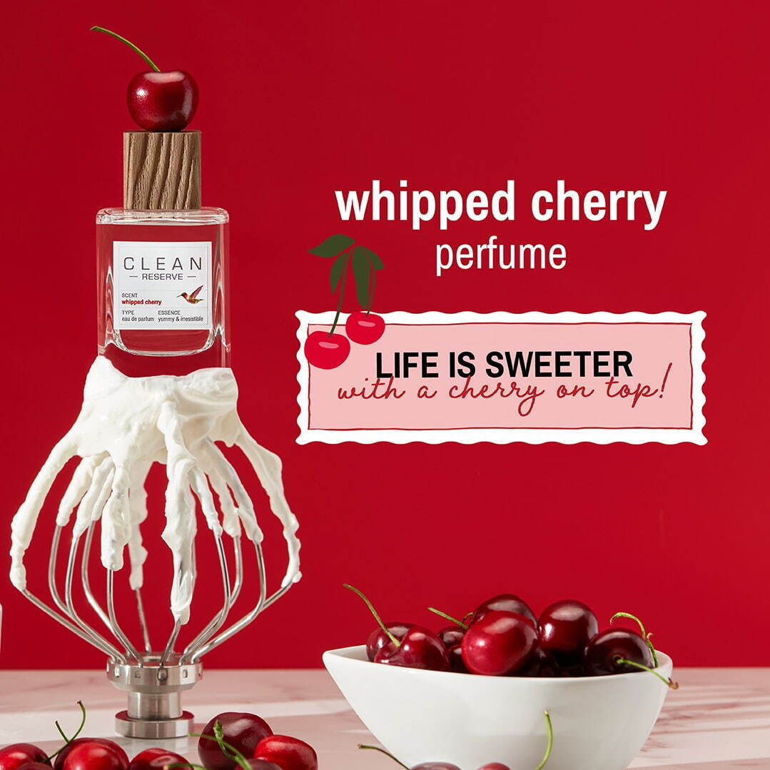クリーン“チェリー主役”のデザート風フレグランス「ホイップドチェリー