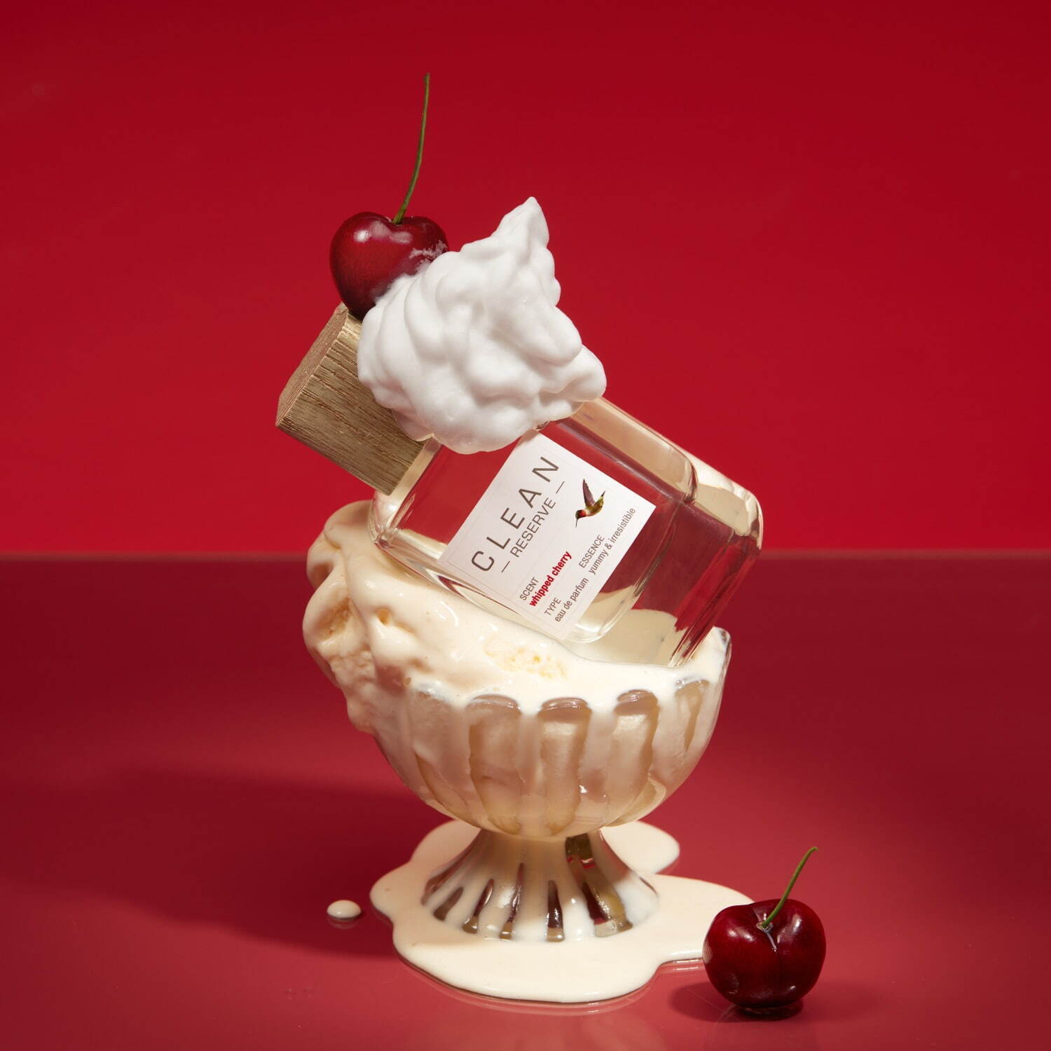 クリーン“チェリー主役”のデザート風フレグランス「ホイップドチェリー