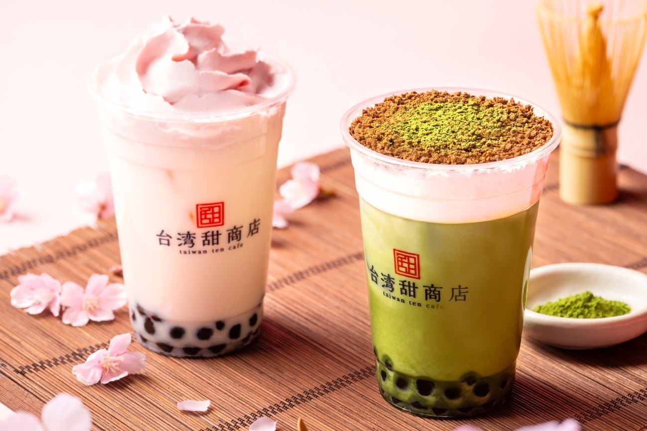 台湾甜商店のタピオカドリンク、ほんのり桜香る「桜ミルク」＆“まるで