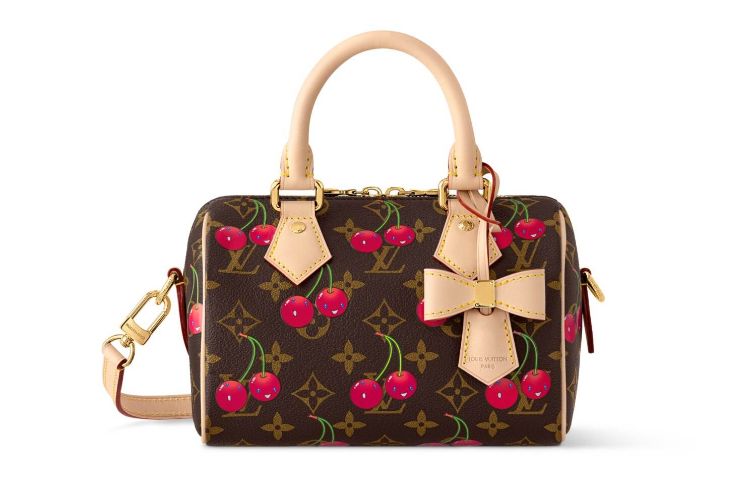 ルイ・ヴィトン × 村上隆“にっこりチェリー”のモノグラム・キャンバス