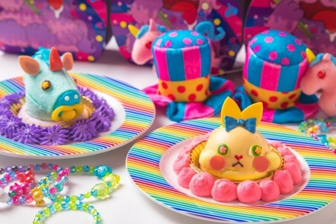 原宿カワイイ モンスター カフェのGW限定メニュー、ユニコーンやウサギ