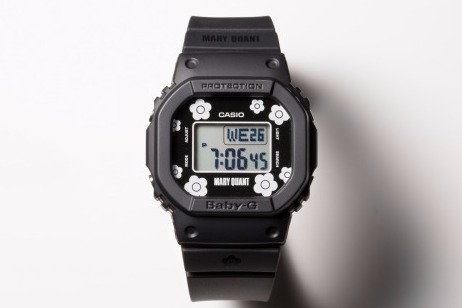 マリークヮント×BABY-G”デイジー”を散りばめた、ブラックのコラボ