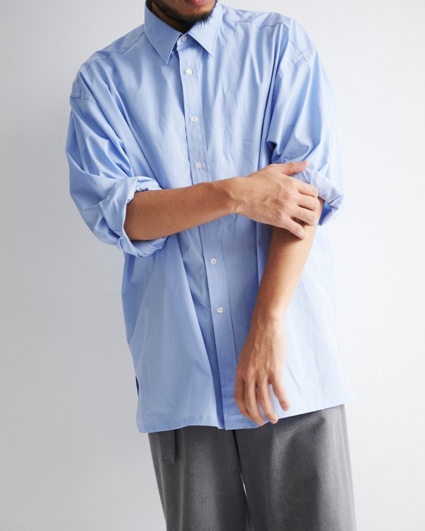 グラフペーパーからトーマス・メイソン生地の新作オーバーサイズシャツ