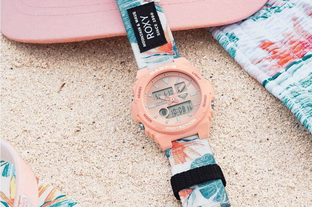 BABY-G×ロキシーのコラボウォッチ、付け替えできる