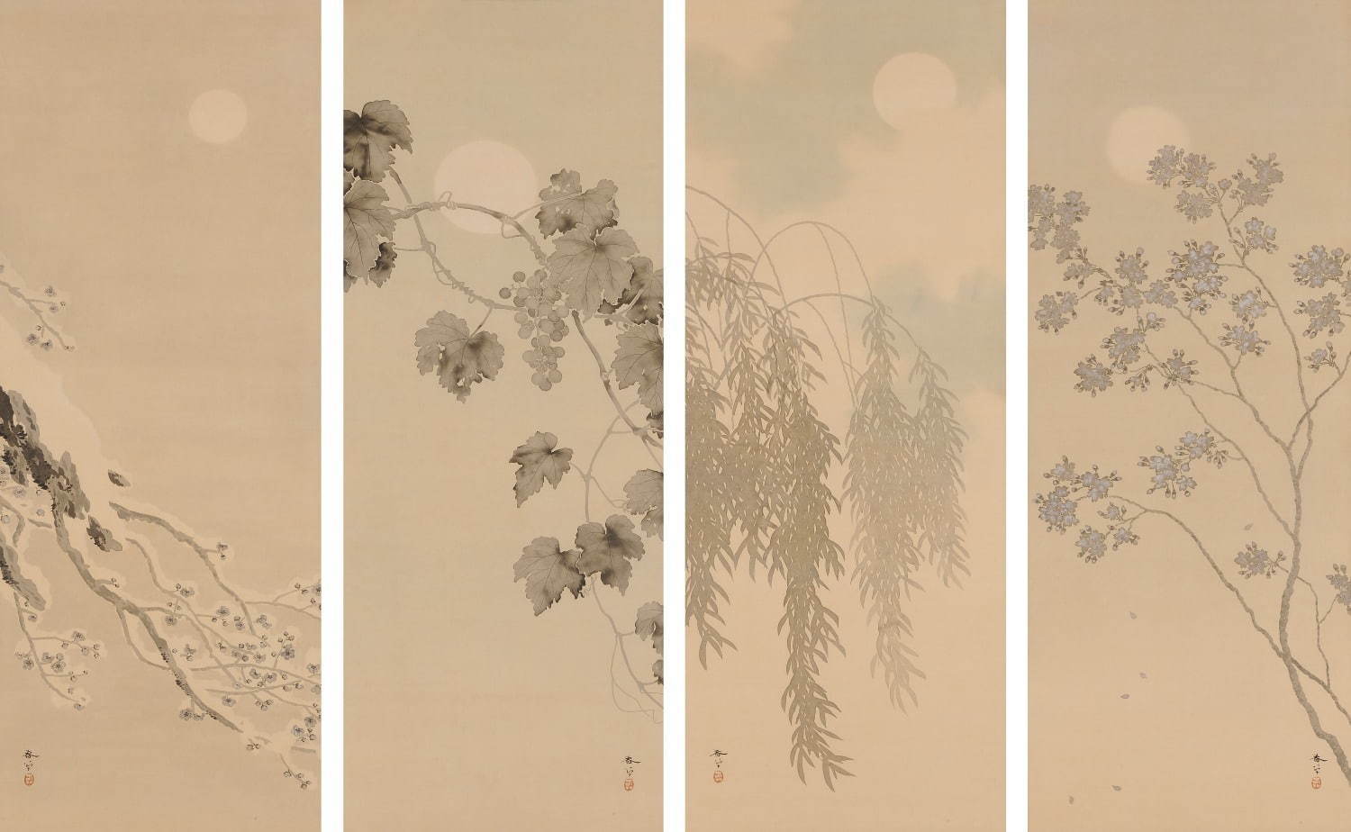 特別展「大観・春草・玉堂・龍子 ―日本画のパイオニア―」山種美術館で