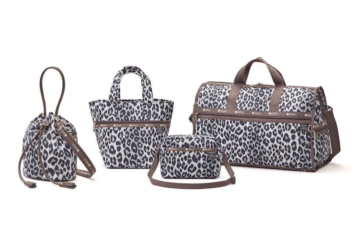 メゾン ド リーファー×レスポートサック“豹が歩く”モノグラムやグレー