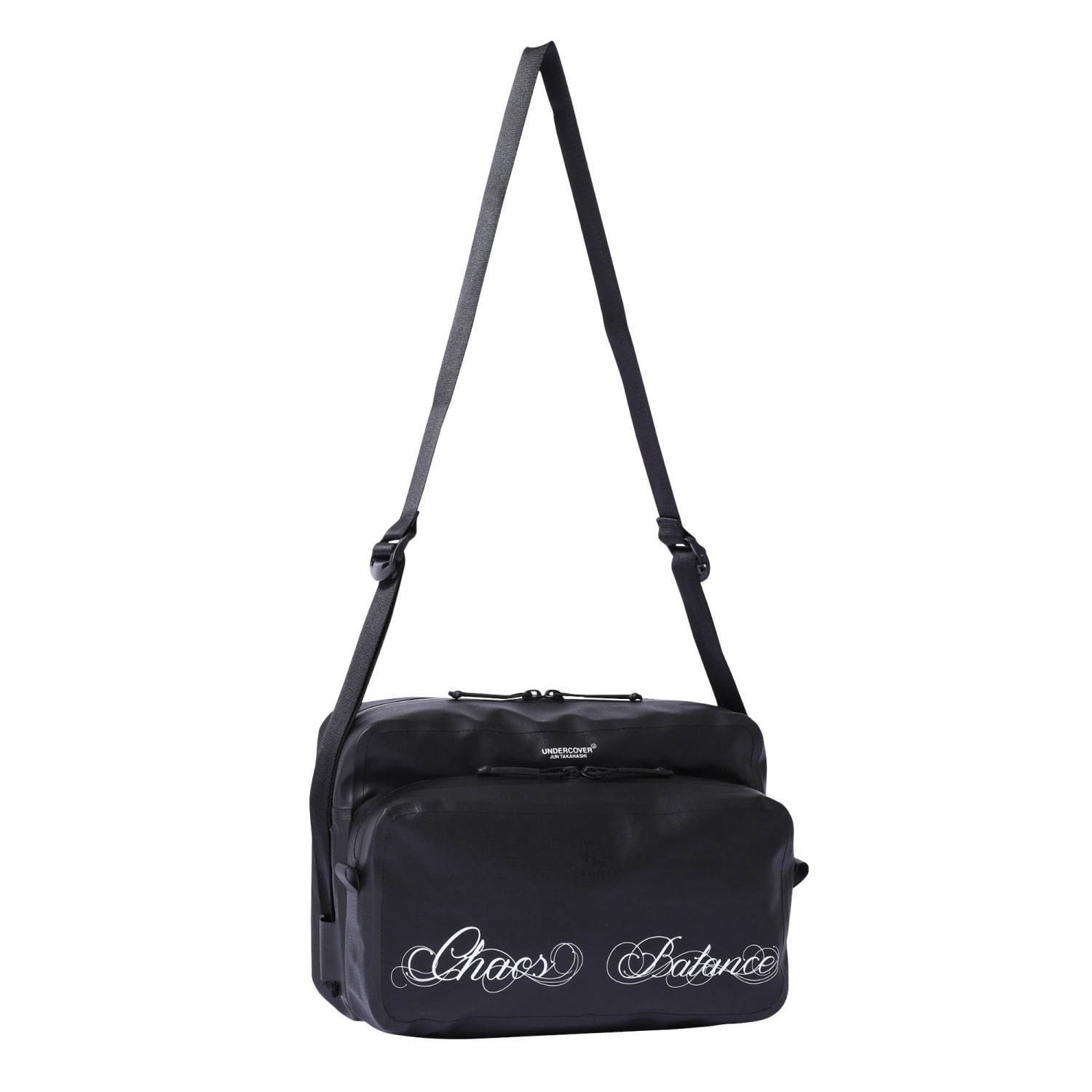 アンダーカバー×ラミダスのバッグ、グラフィックプリントを配した黒