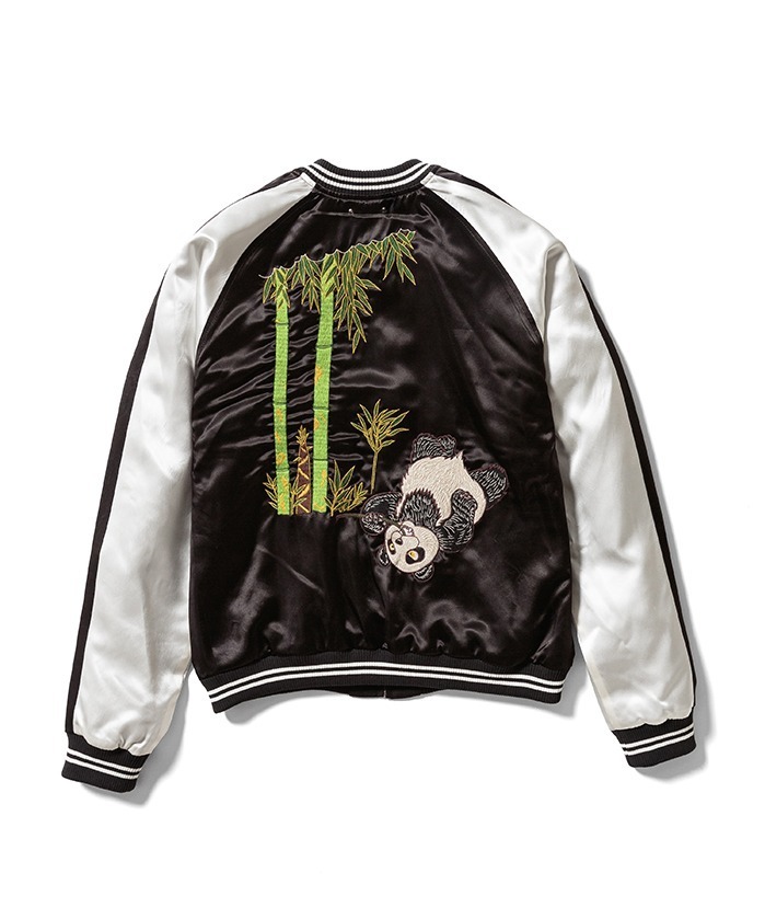 マインデニム×ヒューマンメイド“パンダ刺繍”のスカジャン、デニムの