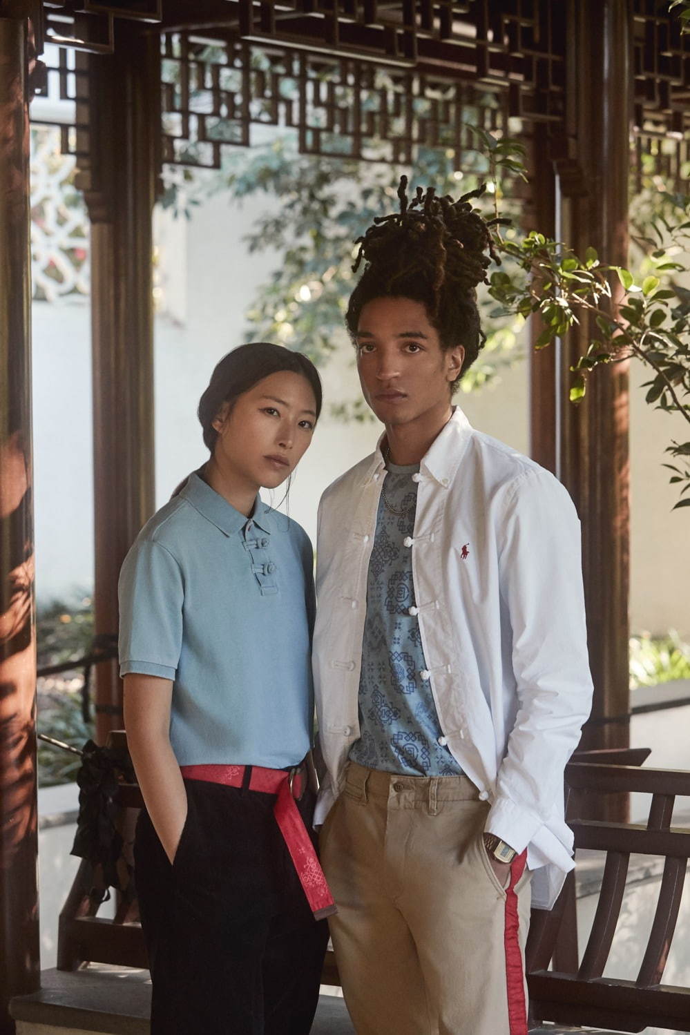 クロット×ポロ ラルフ ローレン - チャイナジャケット風ポロシャツ