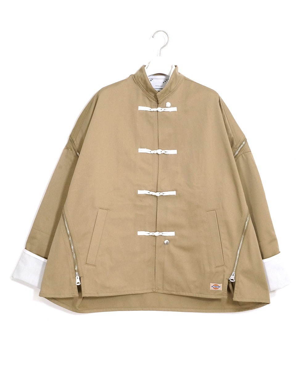 ファセッタズム×ディッキーズ、ハリのあるツイル素材の変形カンフー