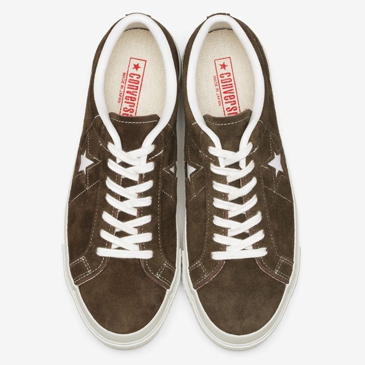コンバースのスニーカー「ワンスター」“深みブラウン”のスエード