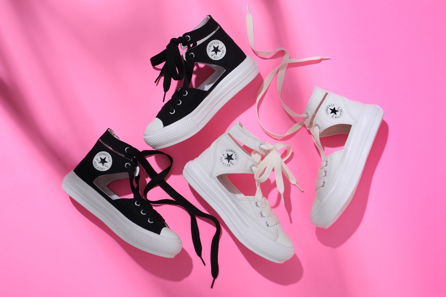 コンバース“ギリーシューズ”着想の新作スニーカー、大胆カットアッパー