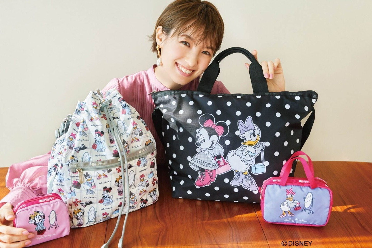 レスポートサック“ディズニー ミニー＆デイジー”の新作バッグ、ミニー