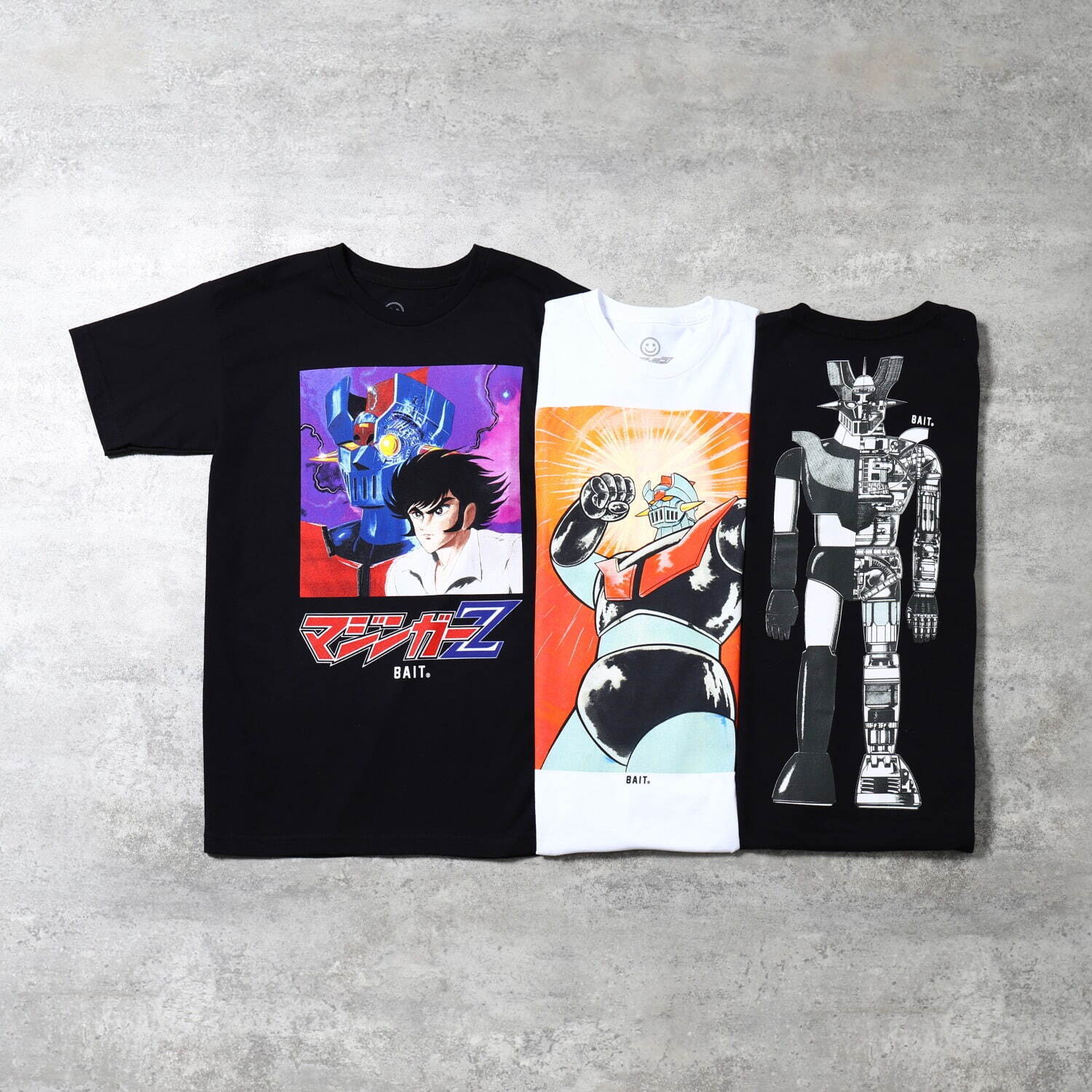ベイトから漫画「マジンガーZ」のグラフィック入りTシャツ、“作品