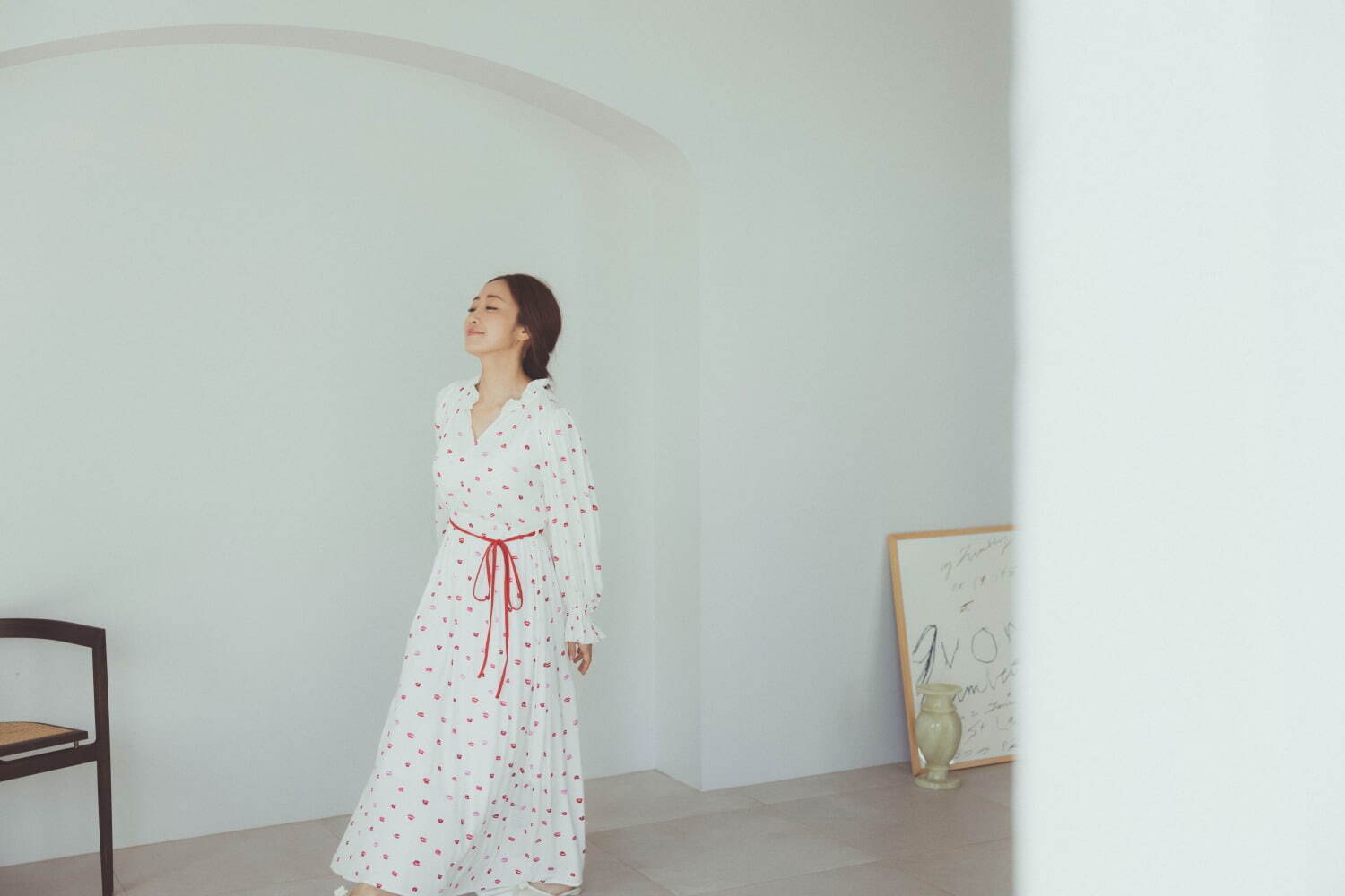 スナイデル ホーム新作“リップ柄”ルームウェアワンピ＆“猫柄”フリース