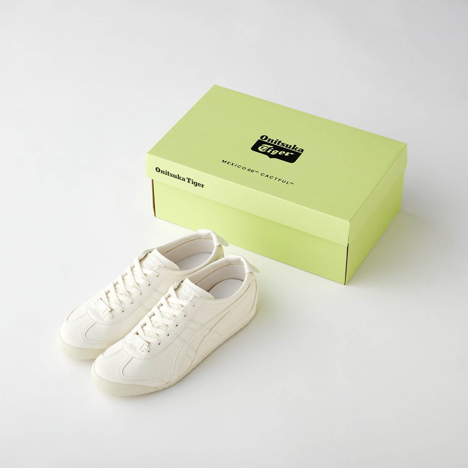 オニツカタイガー新スニーカー「メキシコ 66 カクトフル」、淡いカラー