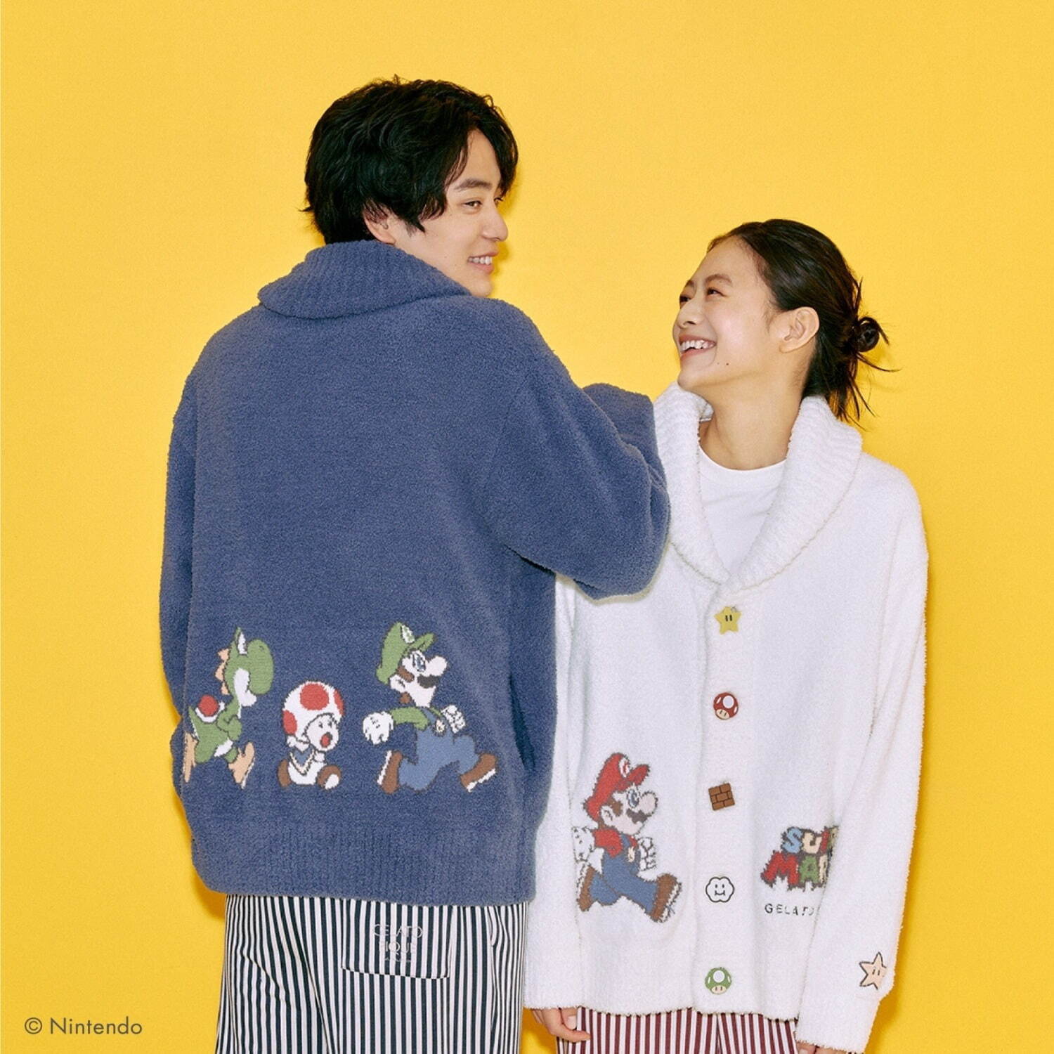 ジェラート ピケ新作「スーパーマリオ」“ルイージ”になりきるルーム