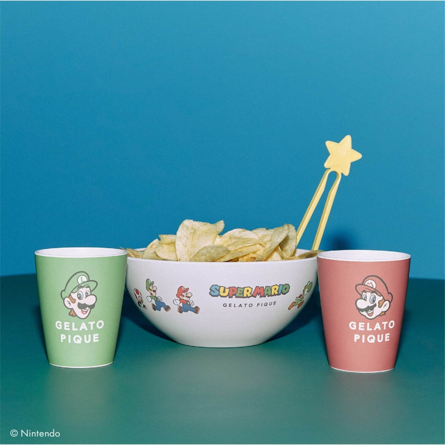 ジェラート ピケ新作「スーパーマリオ」“ルイージ”になりきるルーム