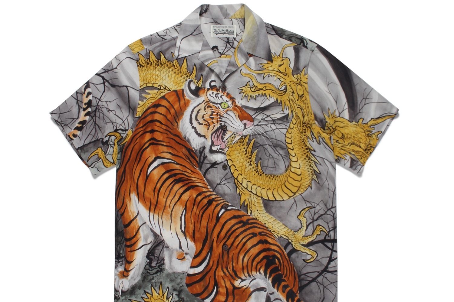 ワコマリア「虎と龍」を描いたハワイアンシャツ、タトゥーアーティスト