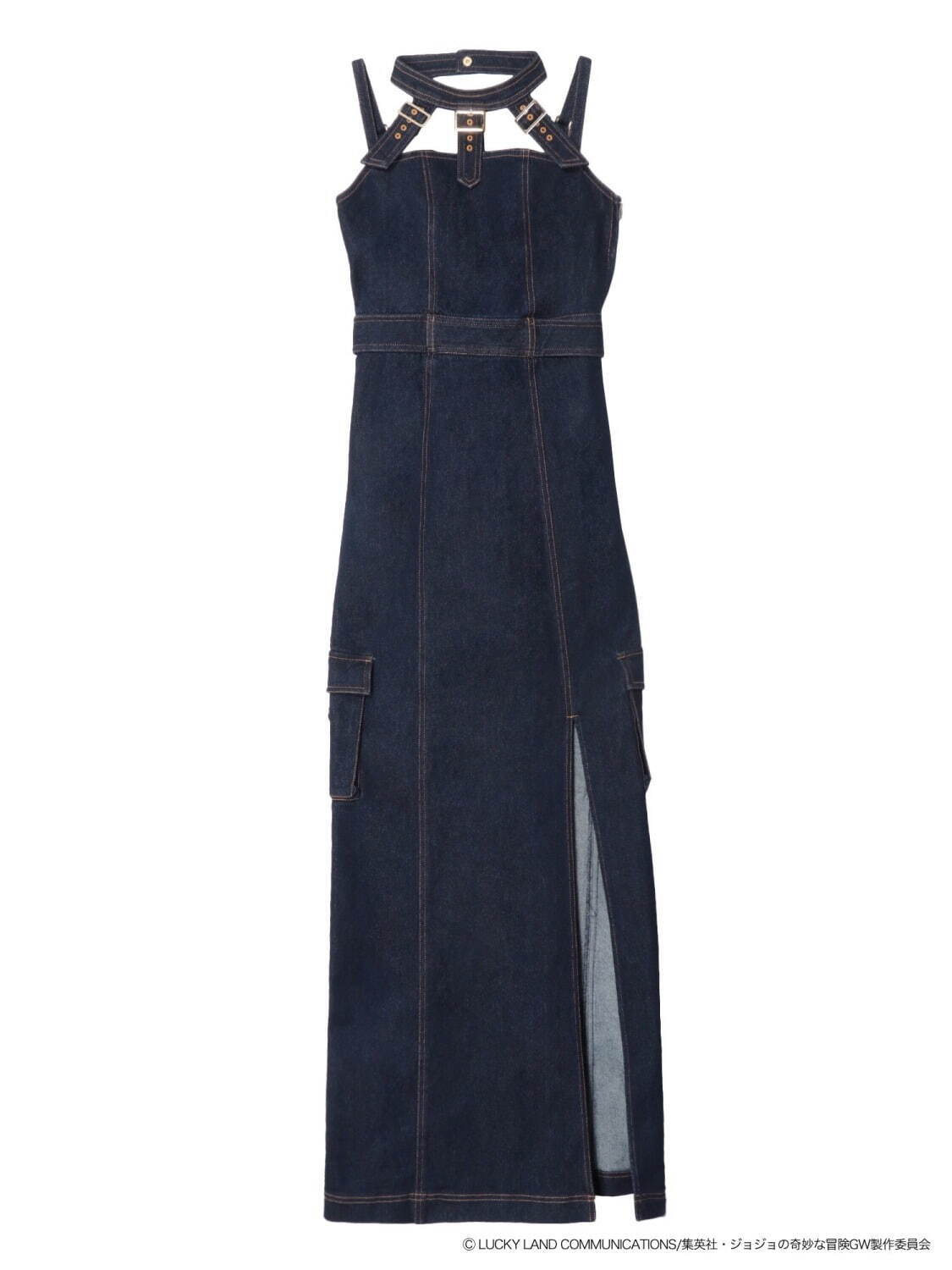 パメオポーズ×『ジョジョの奇妙な冒険 黄金の風』ジョルノ着想ドレス