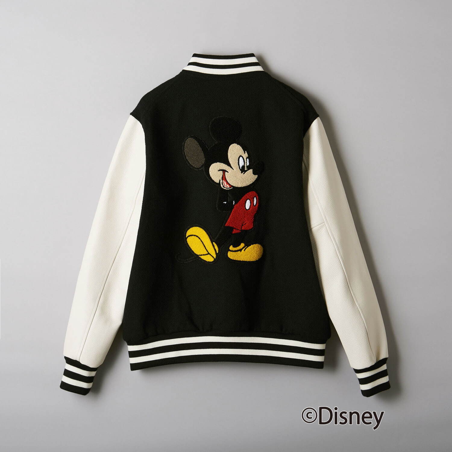 ビューティー＆ユースの「ディズニー」“ミッキー”刺繍入りのレザー