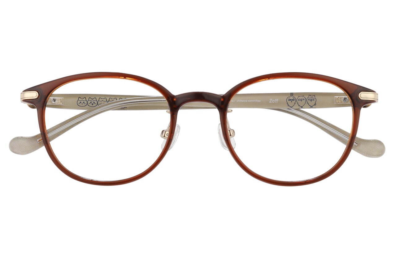 Zoff「ちいかわ」コラボアイウェア、“メガネをかけた”ちいかわ