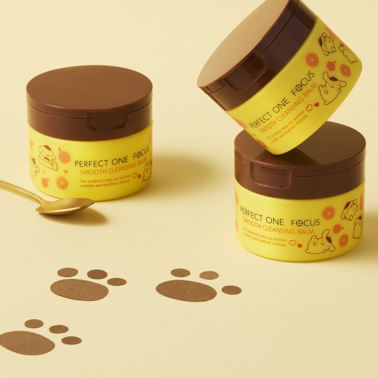 サンリオ“ポムポムプリン”の「スムースクレンジングバーム