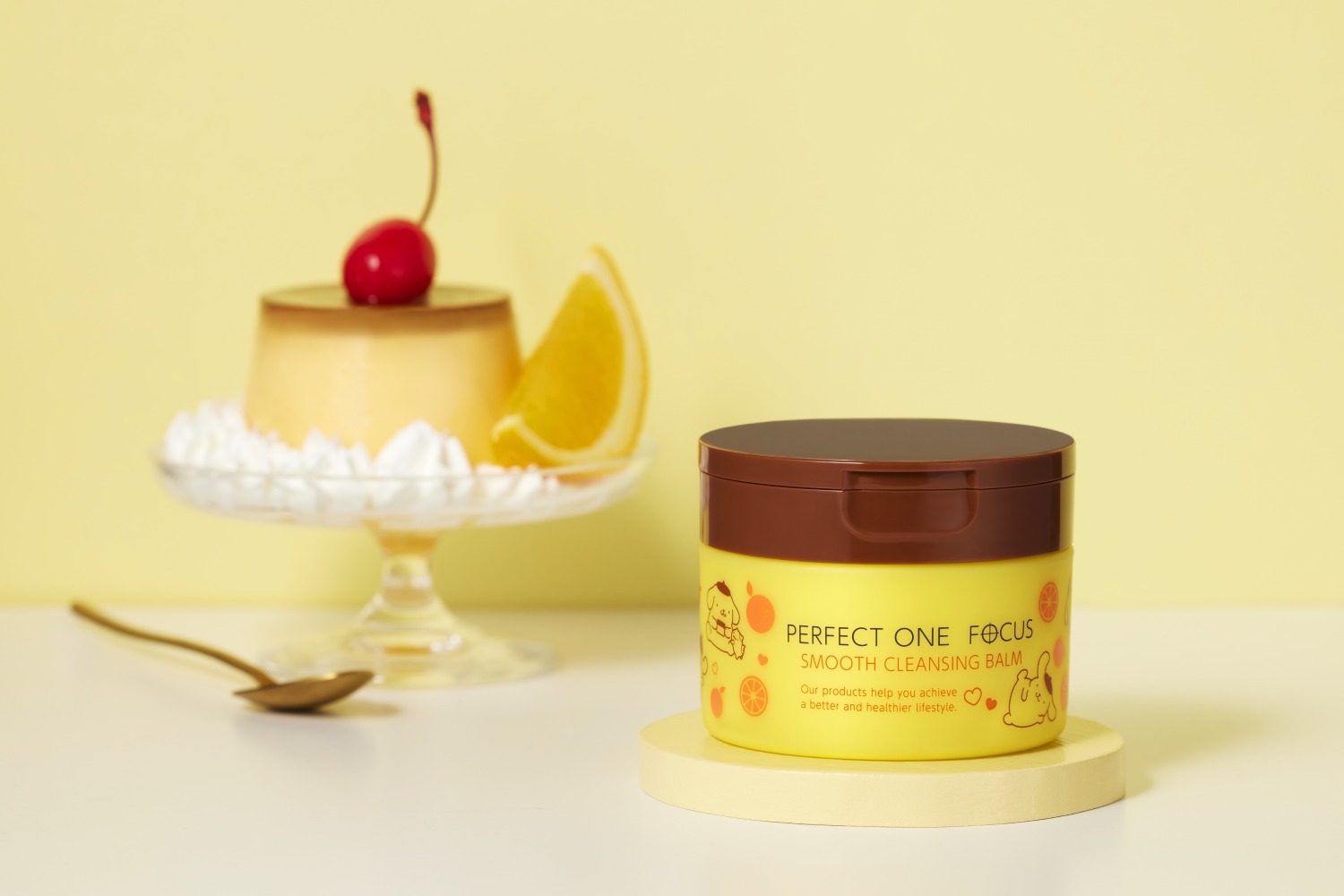 サンリオ“ポムポムプリン”の「スムースクレンジングバーム