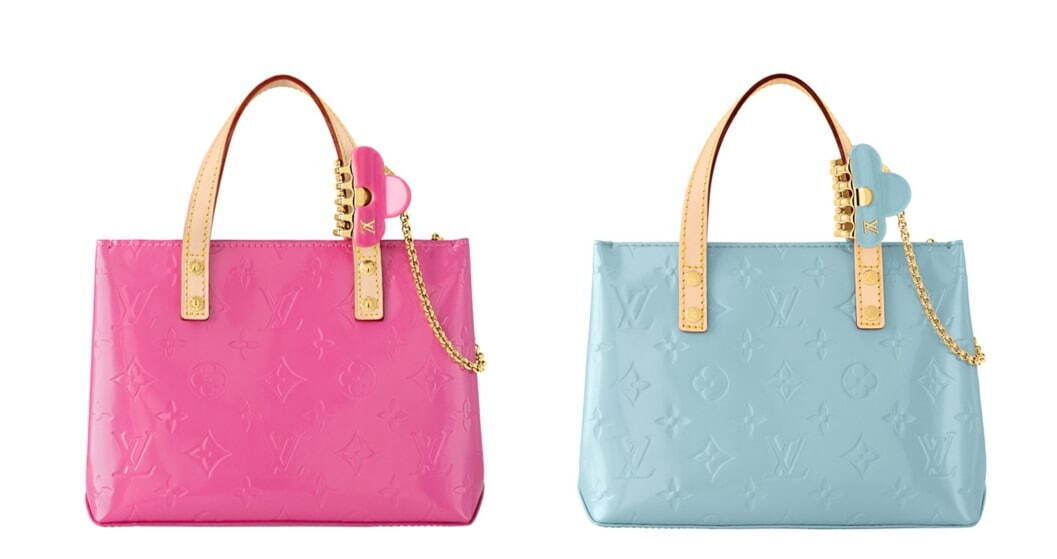 Louis Vuitton エナメルレザー ハンドバッグ クリーム Louis Vuitton