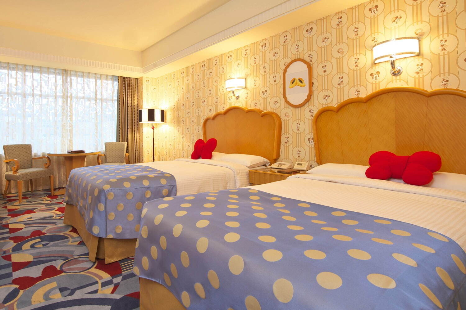 ディズニーアンバサダーホテル“ミニーのパジャマパーティー”テーマの新