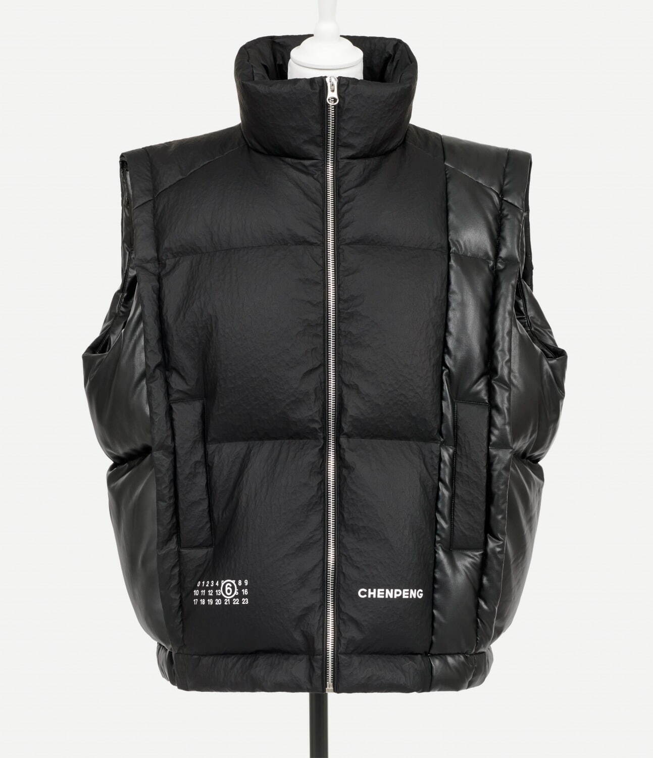 エムエム6 メゾン マルジェラ×チェンペンのダウンアウター、ロング