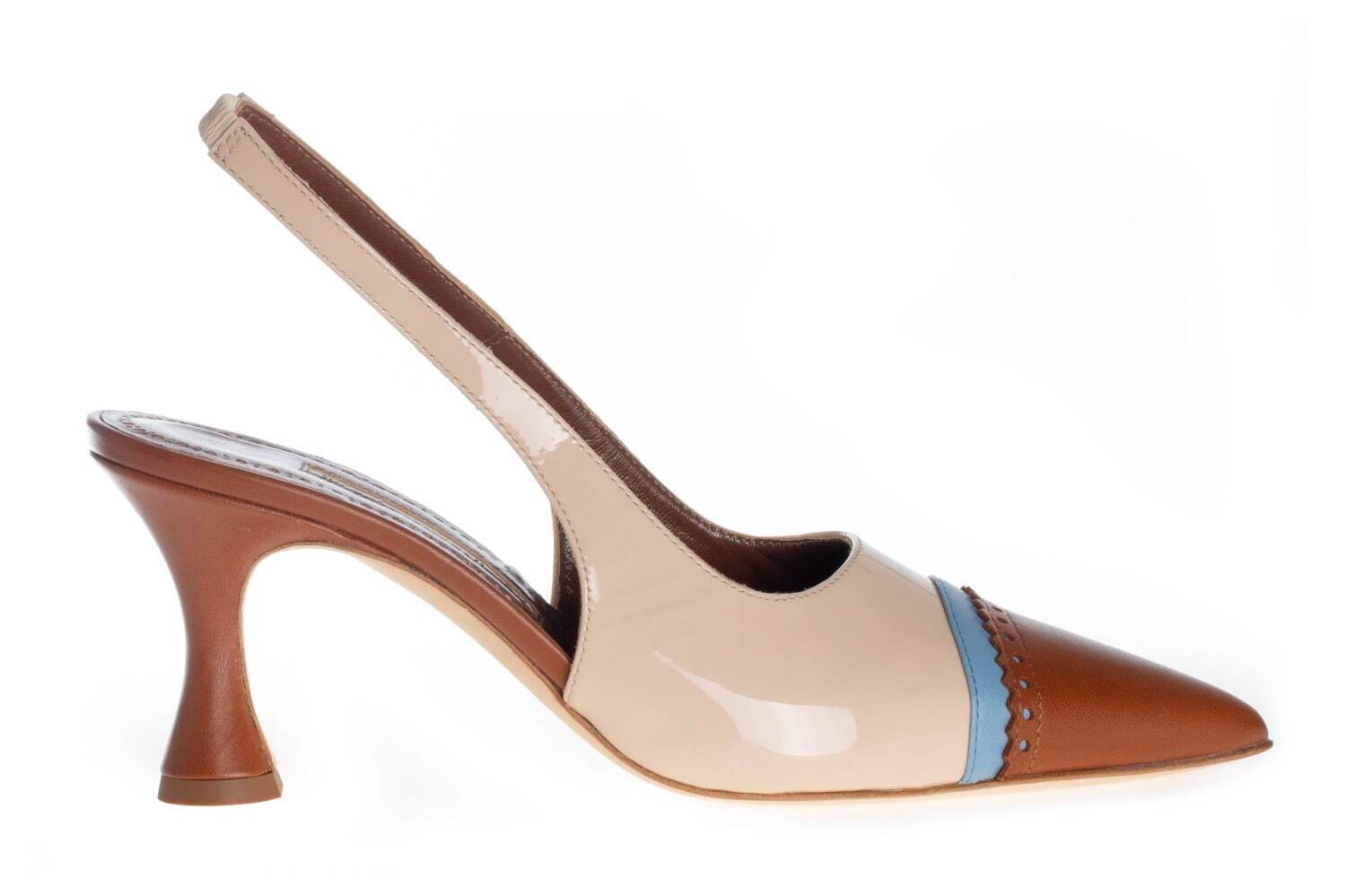 マノロ ブラニク 2024年夏シューズ、デイジーの花柄「ハンギシ