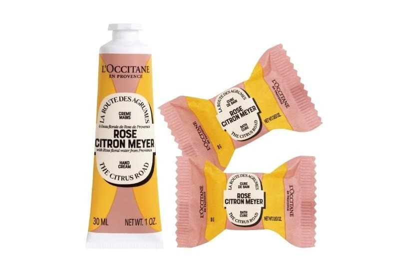 ロクシタン24年クリスマスコフレ・コスメ第2弾、“ローズ×レモン”香水や