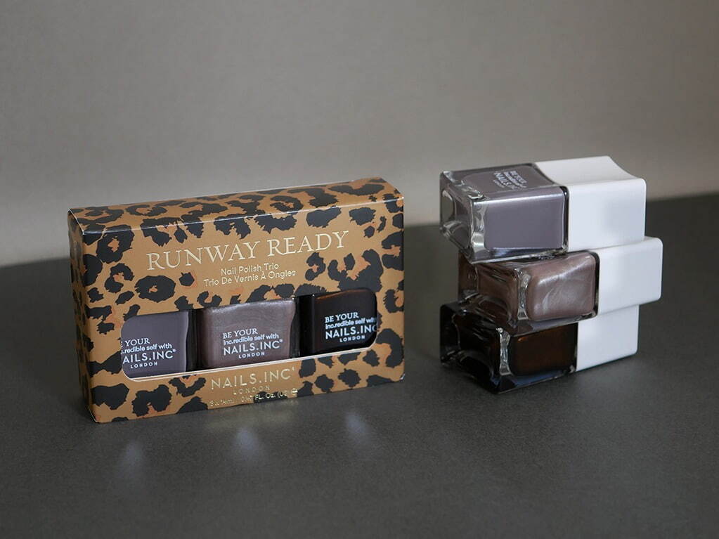 ネイルズ インク“ヴィンテージ色”24年冬ネイルキット、ウール感グレー