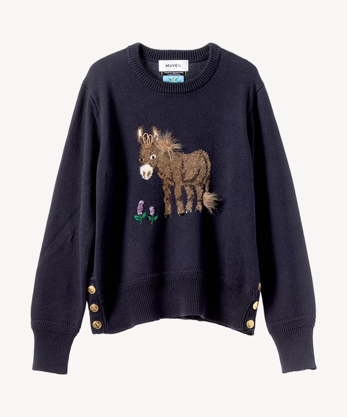 ミュベールから「王冠かぶったロバ」のニット＆25年干支“ヘビ”の