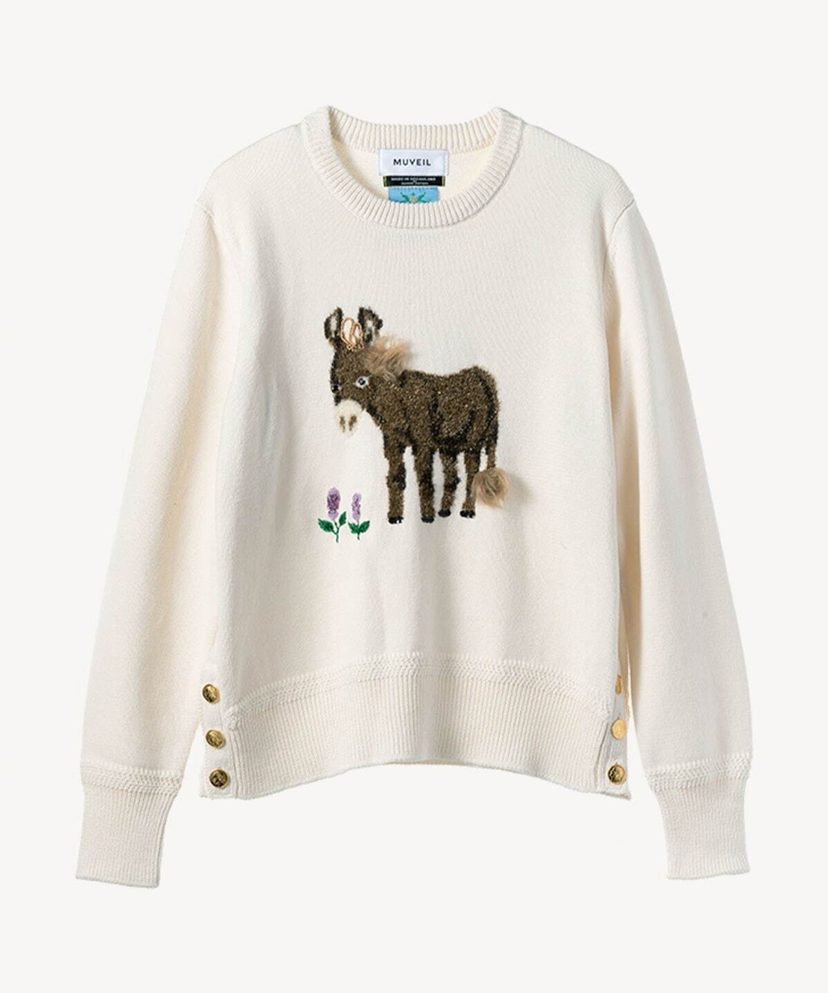 ミュベールから「王冠かぶったロバ」のニット＆25年干支“ヘビ”の