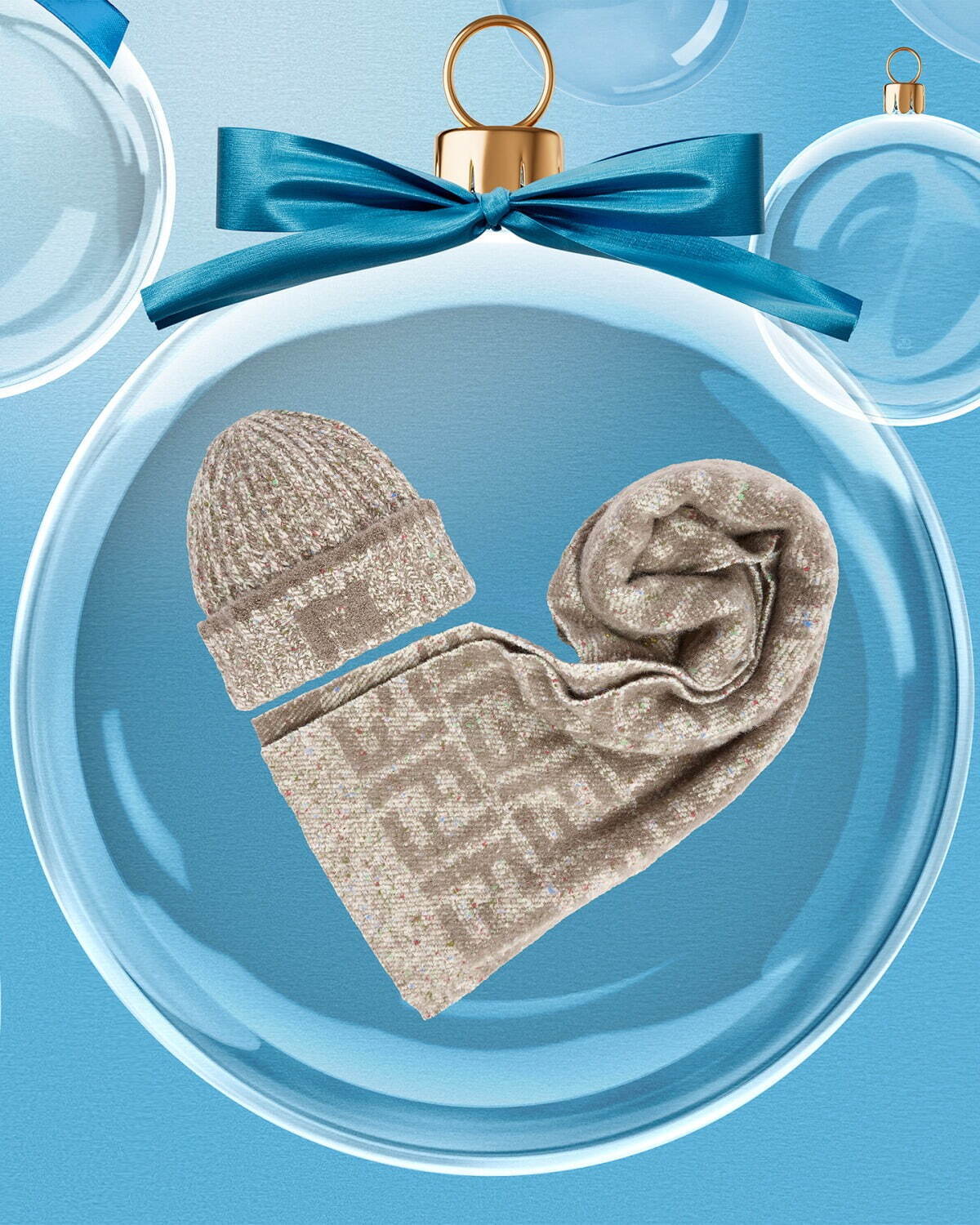 フェンディ24年クリスマスギフト、“おにぎり”ミニバッグやメタリックに