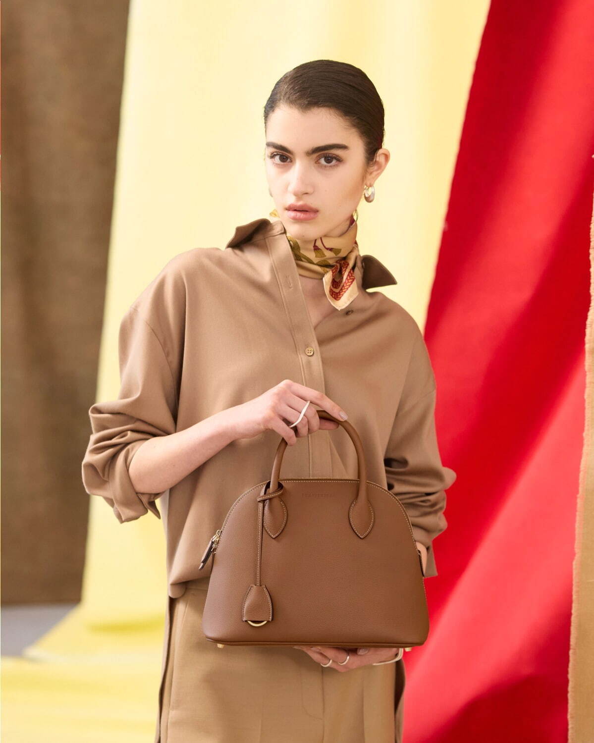 ボナベンチュラの上品ハンドバッグ＆トートに25年春の新色キャメル