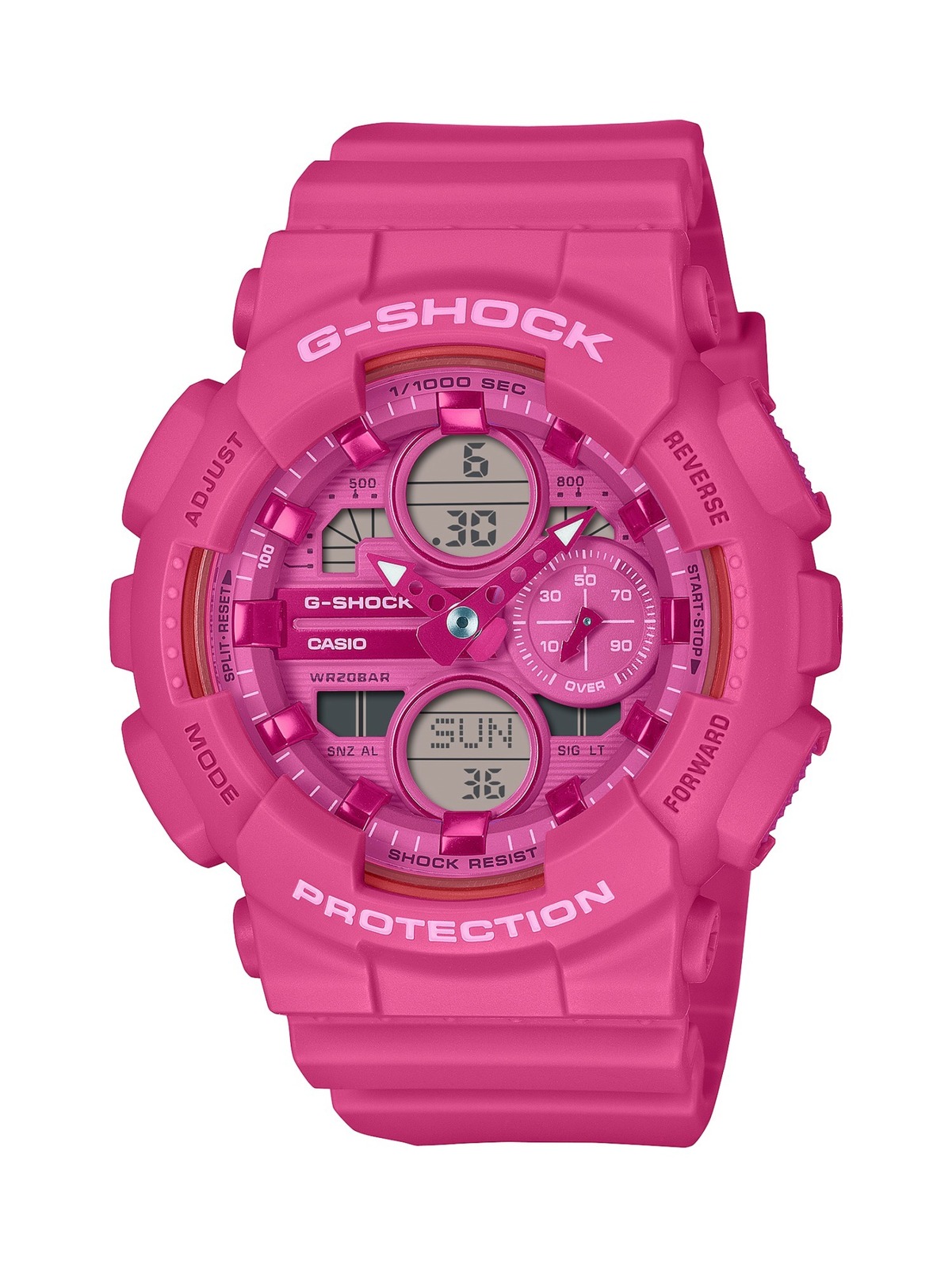 G-SHOCK「パワーピンク」ウオッチ、青みピンクやヴィヴィッドカラーの
