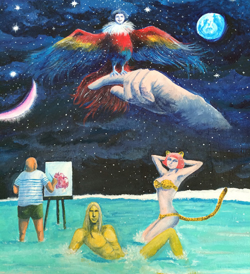 写真2/9｜漫画家・長尾謙一郎の初の個展がROCKETで開催！限定クリーム