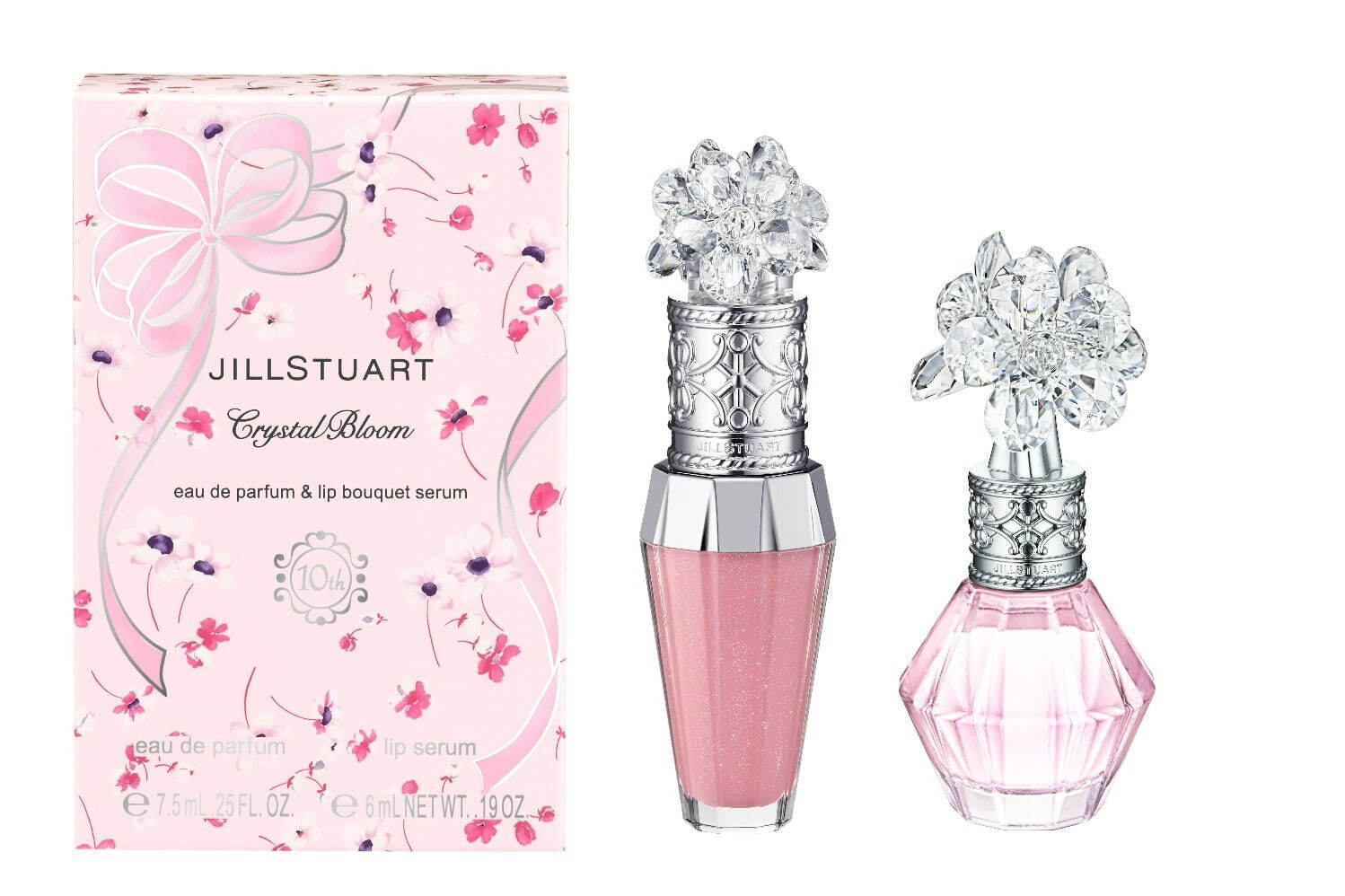 ジルスチュアート24年クリスマスコフレ、「クリスタルブルーム」ミニ