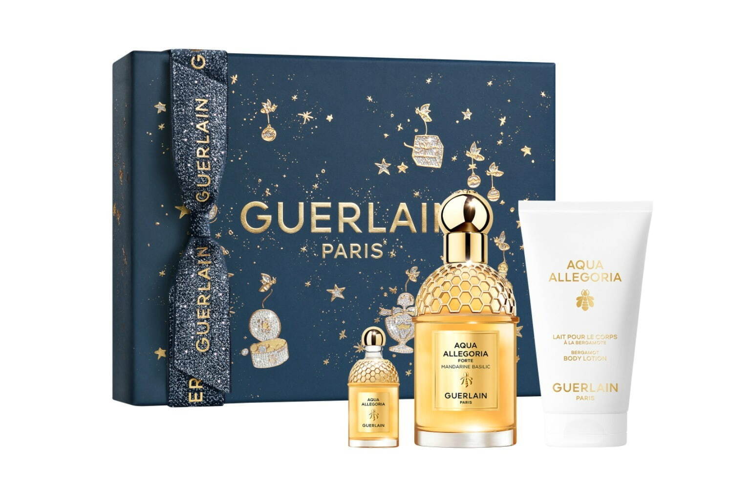 ゲラン24年クリスマスコフレ、“人気フレグランス現品”とミニ香水