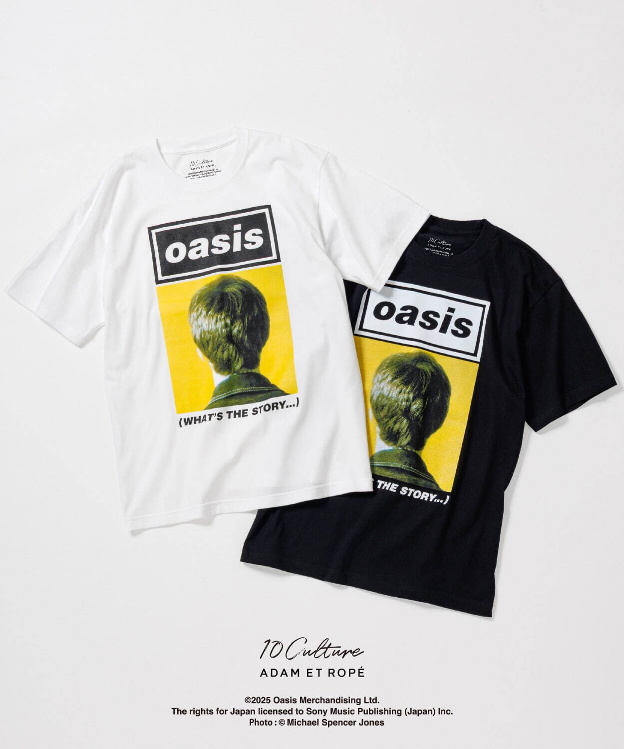 アダム エ ロぺ×オアシスのTシャツ「スーパーソニック」など名盤ジャケ