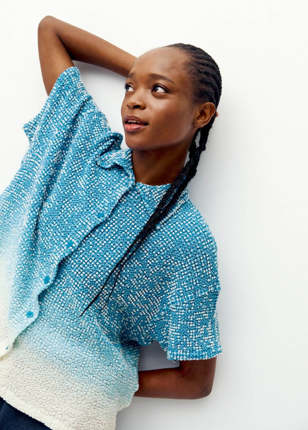 ミー イッセイ ミヤケ“竜宮城”柄トップ＆手染めグラデカラーの半袖