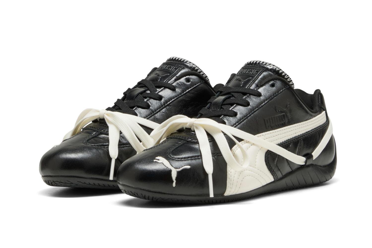 プーマ“バレエ着想”レースアップ「スピードキャット」スニーカー