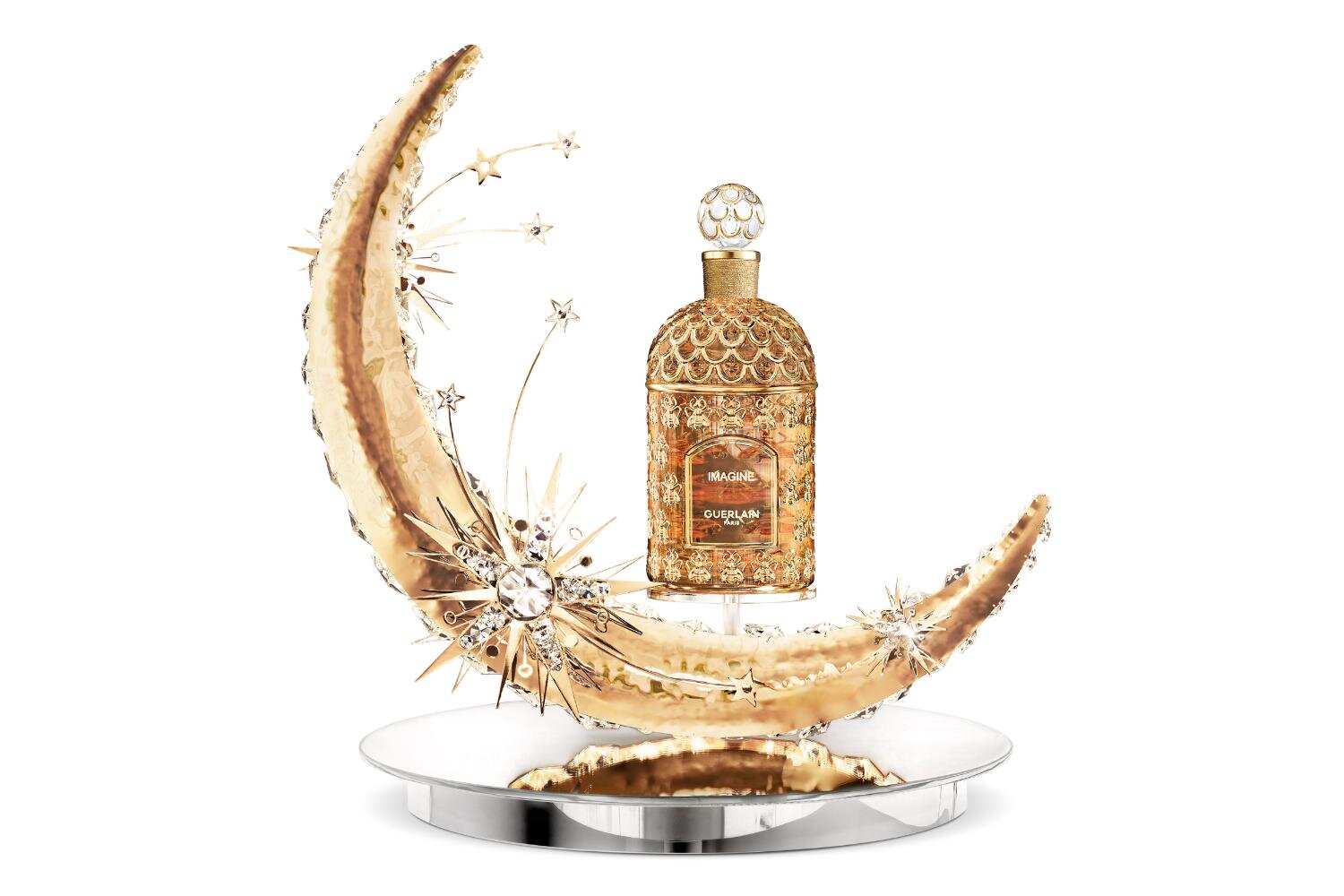 ゲラン25年クリスマスコスメ“三日月＆星輝く”限定フレグランス